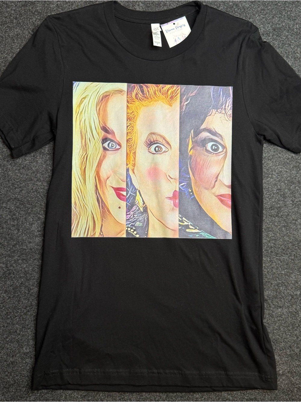 New small women’s Hocus Pocus Black Short Sleeve Tee. Bella canvas